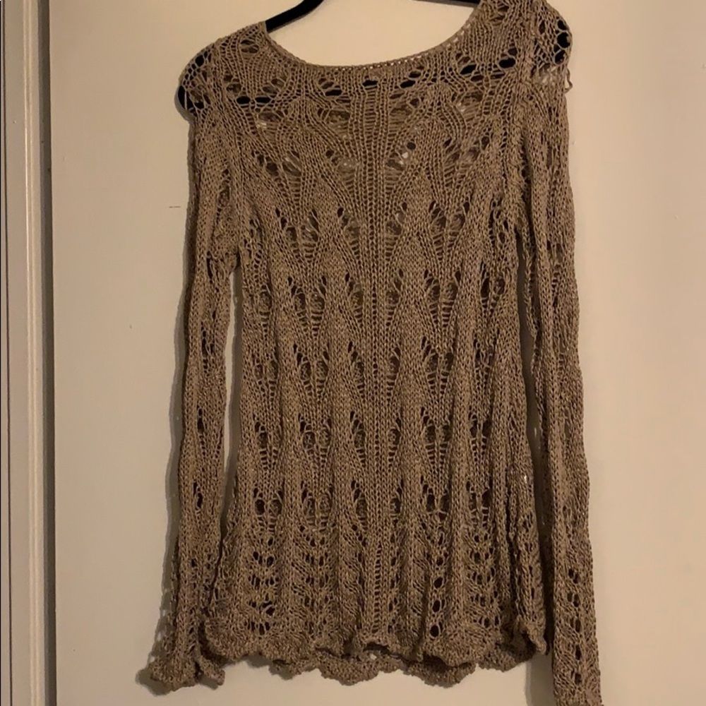 Moth crochet sweater